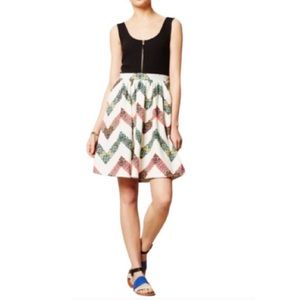 Anthropologie Maeve Amapola Chevron Tank Dress